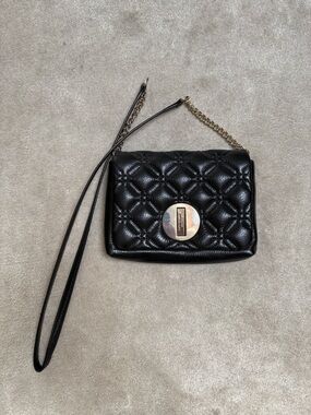 kate spade Black Quilted Crossbody with Gold-Tone Hardware